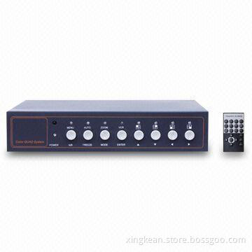 High Performance Zoom Function 4CH Quad Processor with Realtime Display